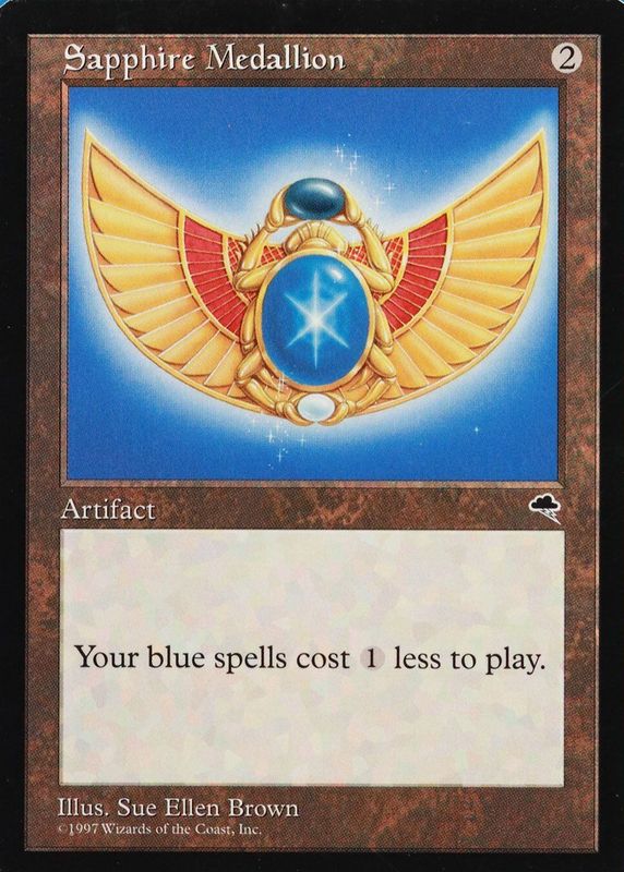 Sapphire Medallion 1997 Tempest Base SGC 9