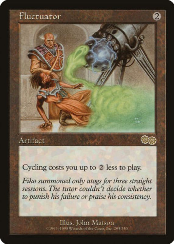 Fluctuator 1998 Urza's Saga #295 Base RAW TCG (LIGHTLY PLAYED)