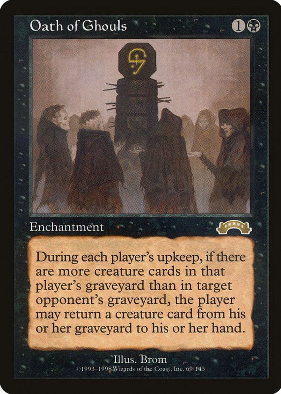 Oath of Ghouls 1998 Exodus #69 Base RAW TCG (LIGHTLY PLAYED)