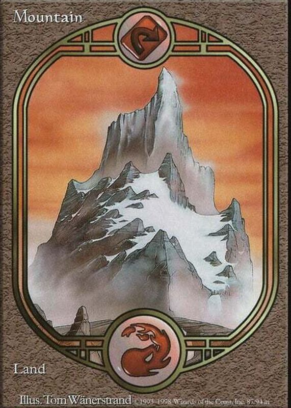 Mountain 1998 Unglued #87 Base RAW TCG (NEAR MINT)