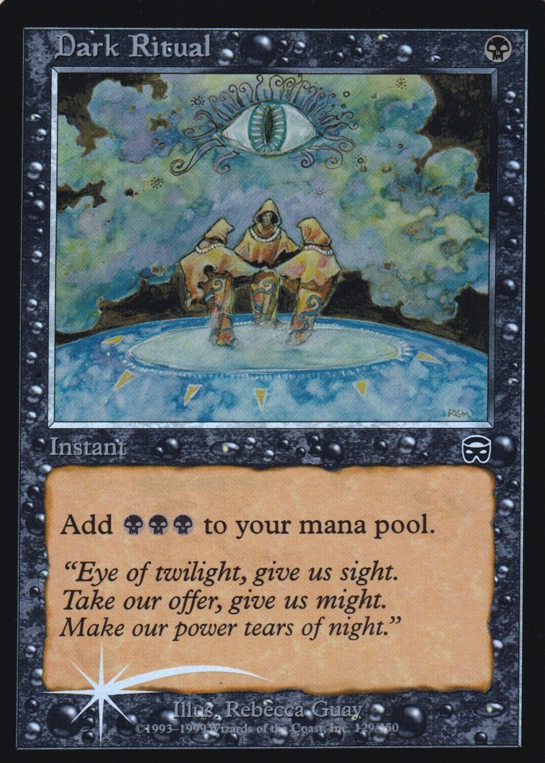 mtg 袖の下　MMQ foil Dark Ritual 1999 Mercadian Masques #129 Foil Price Guide - Sports