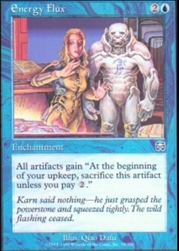 Energy Flux 1999 Mercadian Masques #78 Foil RAW TCG (NEAR MINT)