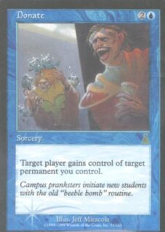 Donate 1999 Urza's Destiny #31 Foil RAW TCG (NEAR MINT)