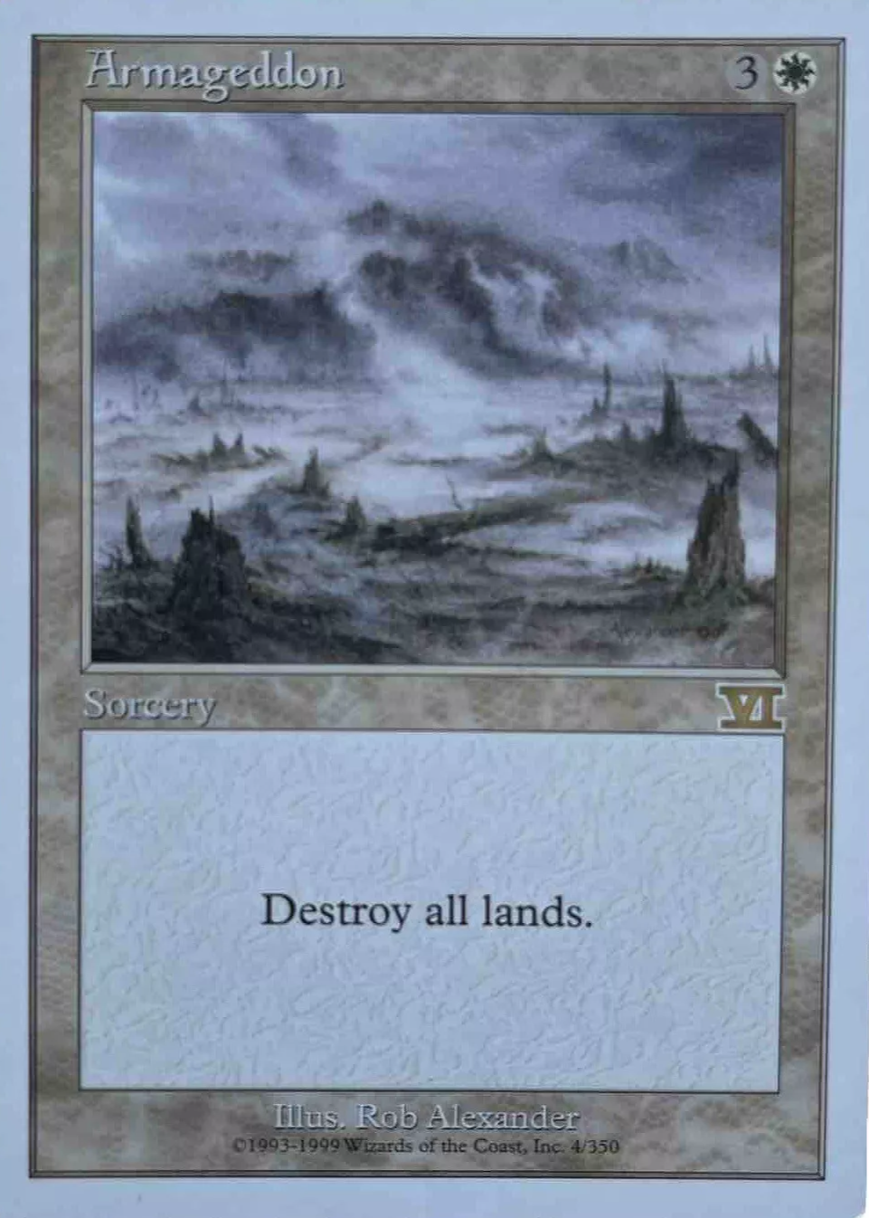 armageddon mtg card Armageddon [1] [From the Vault: Annihilation] [Foil] – Face to Face Games main image 1