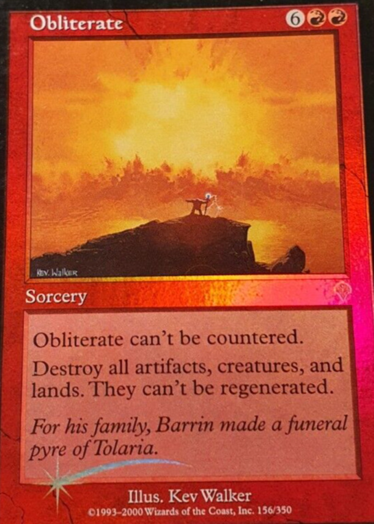 Obliterate 2000 Invasion #156 Foil
