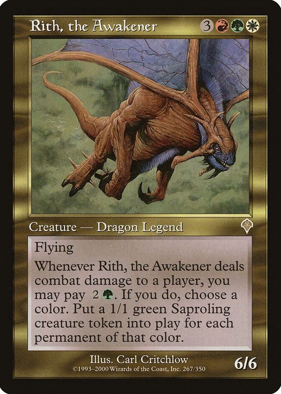 Rith, the Awakener 2000 Invasion #267 Base RAW TCG (LIGHTLY PLAYED)