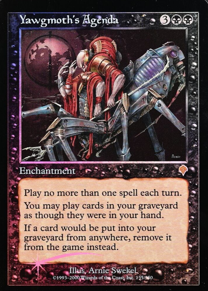 Yawgmoth's Agenda 2000 Invasion #135 Foil Price Guide - Sports