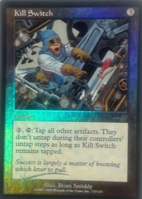 MTG 【Foil】停止スイッチ/Kill Switch [NEM]日本語 Kill Switch 2000 Nemesis #133 Foil Price Guide - Sports Card