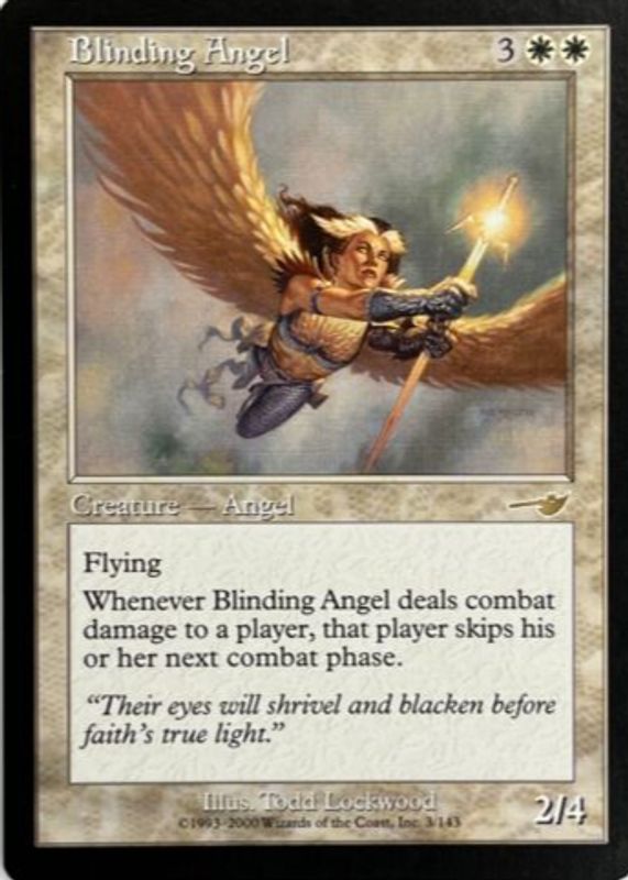 Blinding Angel 2000 Nemesis #3 Base PSA 10