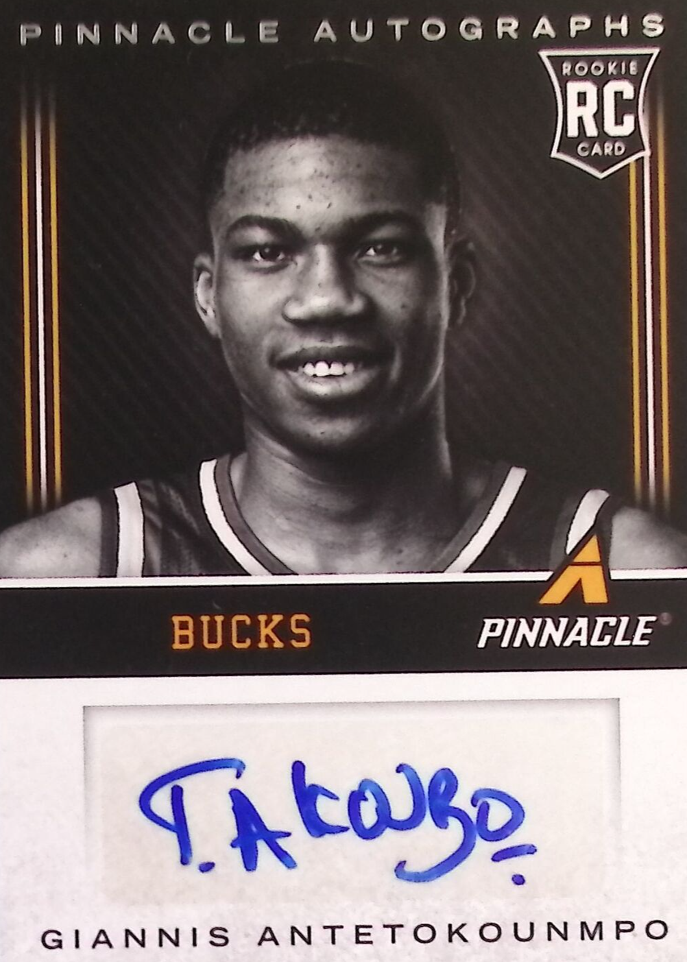2013 Giannis ヤニス RC ルーキー 直筆サインカード Auto Giannis Antetokounmpo Autographed 2013 Panini Hoops RC PSA 9