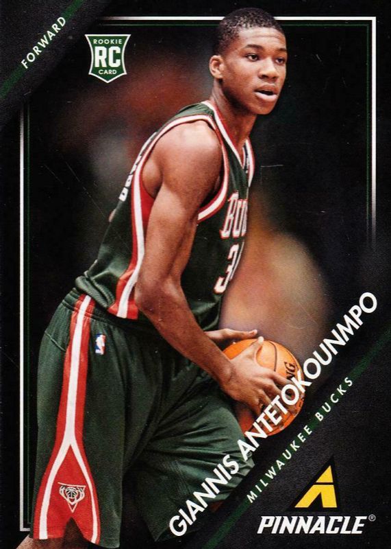 貴重★超絶レアRC 13-14 Panini Pinnacle Giannis Antetokounmpo ヤニス・アデトクンボ NBA ルーキー バスケ カード Bucks MVP 優勝