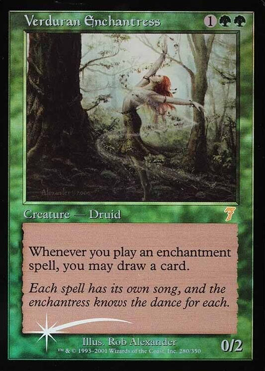 Verduran Enchantress 2001 Seventh Edition #280 Foil Price Guide - Sports  Card Investor