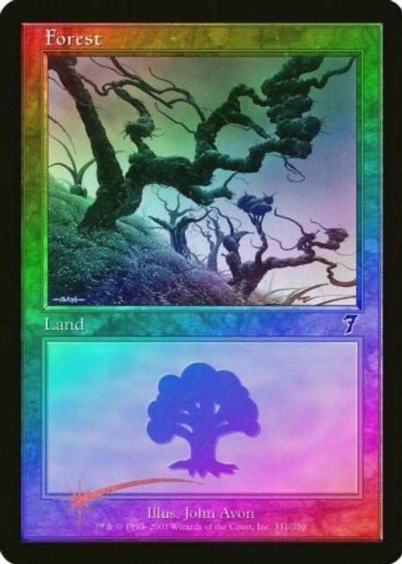 Forest 2001 Seventh Edition #329 Foil SGC 9