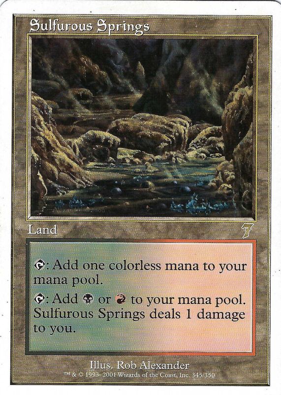 Sulfurous Springs 2001 Seventh Edition #345 Base PSA 10