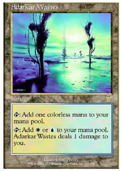 旧枠　foil「7ED」アダーカー荒原/Adarkar Wastes　英語1枚 旧枠 foil「7ED」アダーカー荒原/Adarkar Wastes 英語1枚 Foil