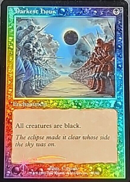 MTG Darkest Hour 真に暗き時間 英語foil MTG✨DARKEST HOUR FOIL✨7th Edition CGC Quad 9's MINT RARE Ciruelo