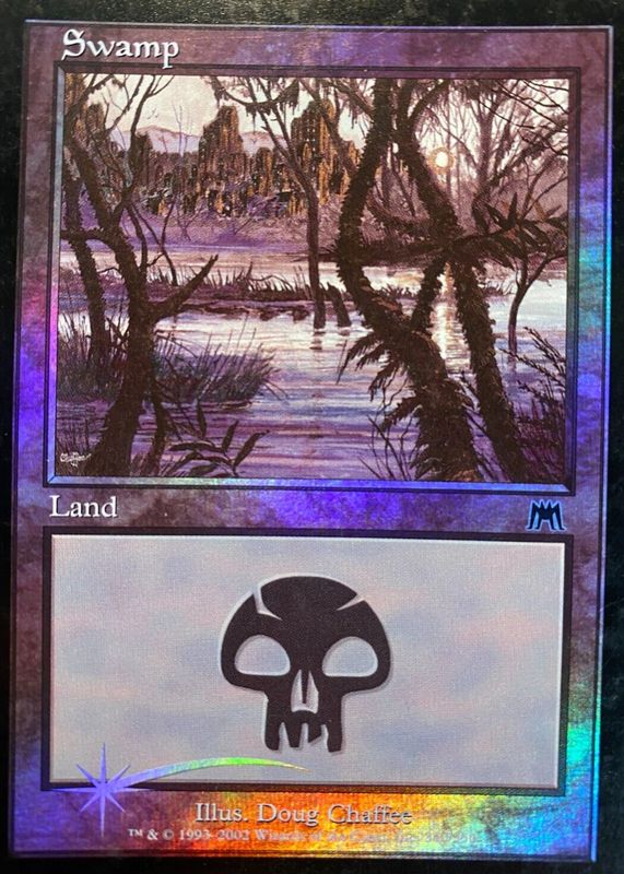 Swamp 2002 Onslaught #340 Foil RAW TCG (NEAR MINT)