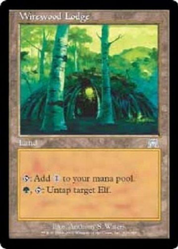 Wirewood Lodge 2002 Onslaught #329 Base RAW TCG (LIGHTLY PLAYED)