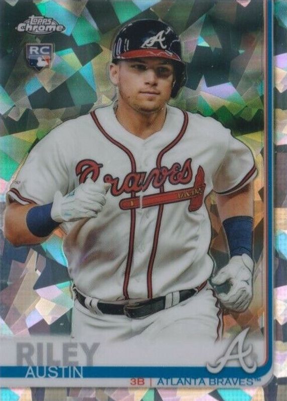 Austin Riley 2019 Topps Chrome Sapphire Edition #650 Base Rookie RAW