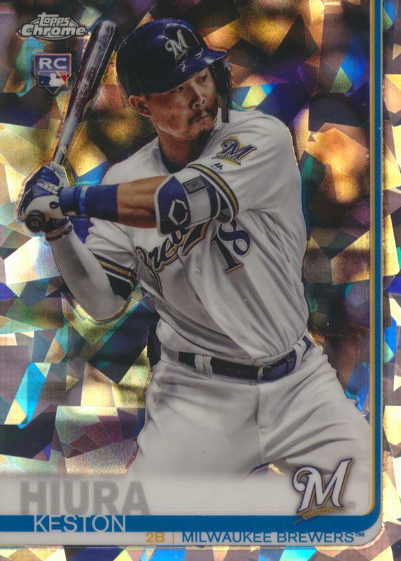 Keston Hiura 2019 Topps Chrome Sapphire Edition #684 Base Sapphire Rookie RAW