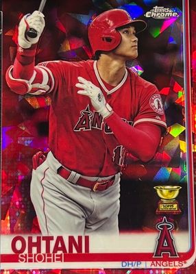 2019 Topps Chrome Sapphire Edition #250 Red /5 (Swinging)
