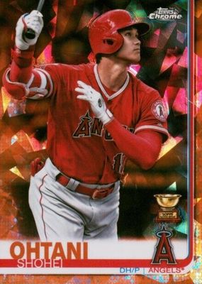 2019 Topps Chrome Sapphire Edition #250 Orange /25 (Swinging)