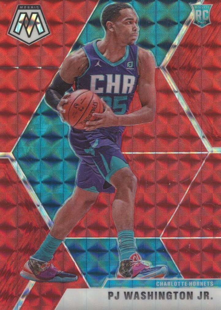 2019-20 Panini PJ Washington Jr Jersey Patch Crown Royale