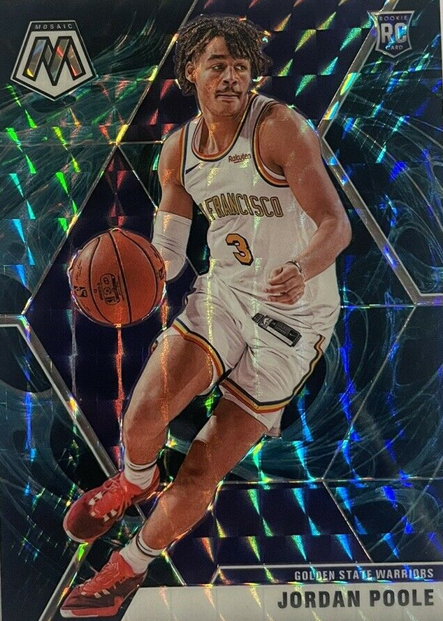 2019-20 Jordan selling Poole RC T-Mall Asia Red Wave Mosaic Prizm Rookie Card SPLASH BRO