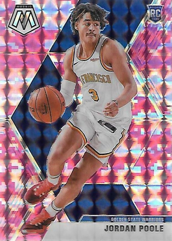 Jordan Poole 2019 Mosaic #228 Pink Camo Rookie PSA 10