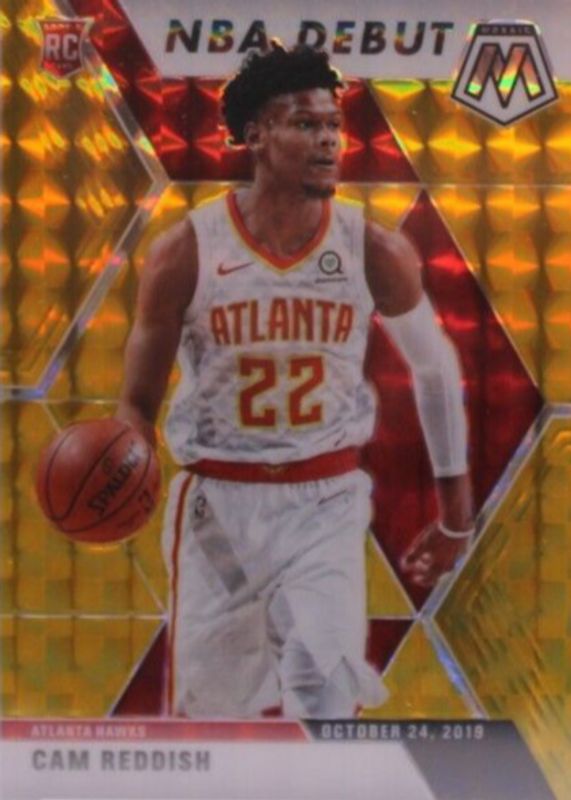 Cam Reddish 2019 Mosaic #271 NBA Debut - Gold /10 Rookie PSA 10