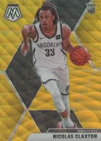 Nic Claxton 2019 Mosaic #236 Tmall Gold Wave Price Guide
