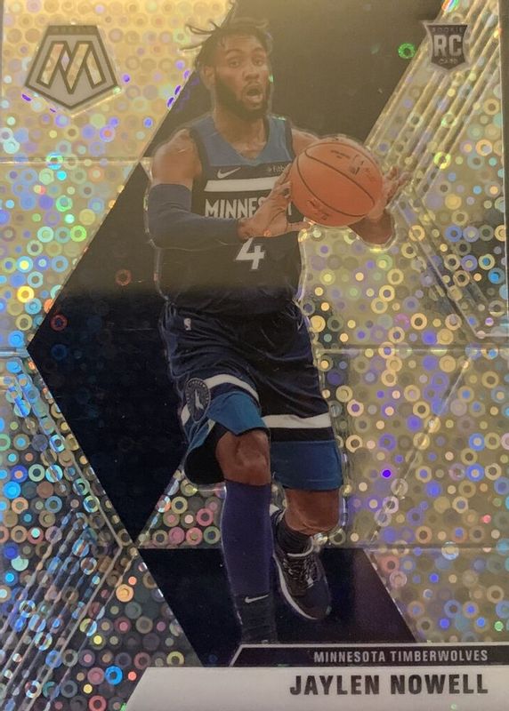 Jaylen Nowell 2019 Mosaic #212 Fast Break Rookie RAW