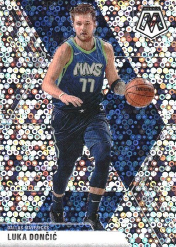 Luka Doncic 2019 Mosaic #44 Fast Break PSA 9