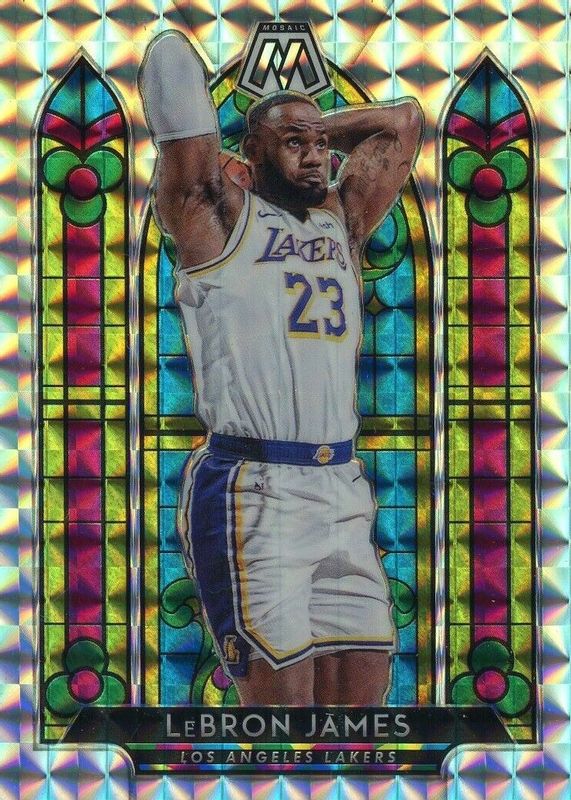 LeBron James 2019 Mosaic #3 Stained Glass /(SSP) BGS 9