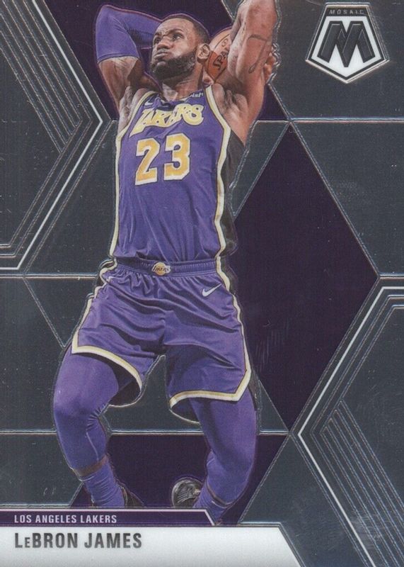 LeBron James 2019 Mosaic #8 Base RAW