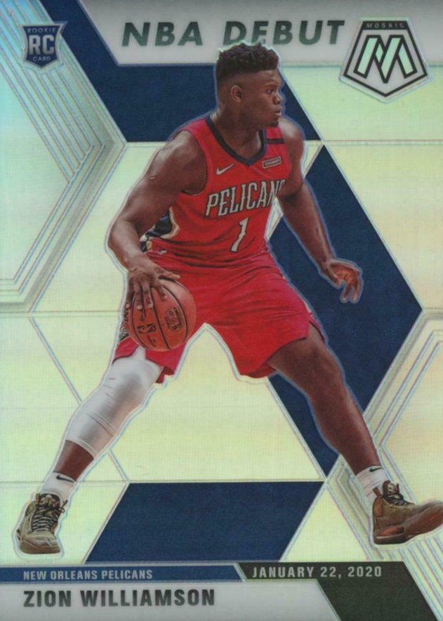 Zion Williamson 2019 Mosaic #269 NBA Debut - Silver Price