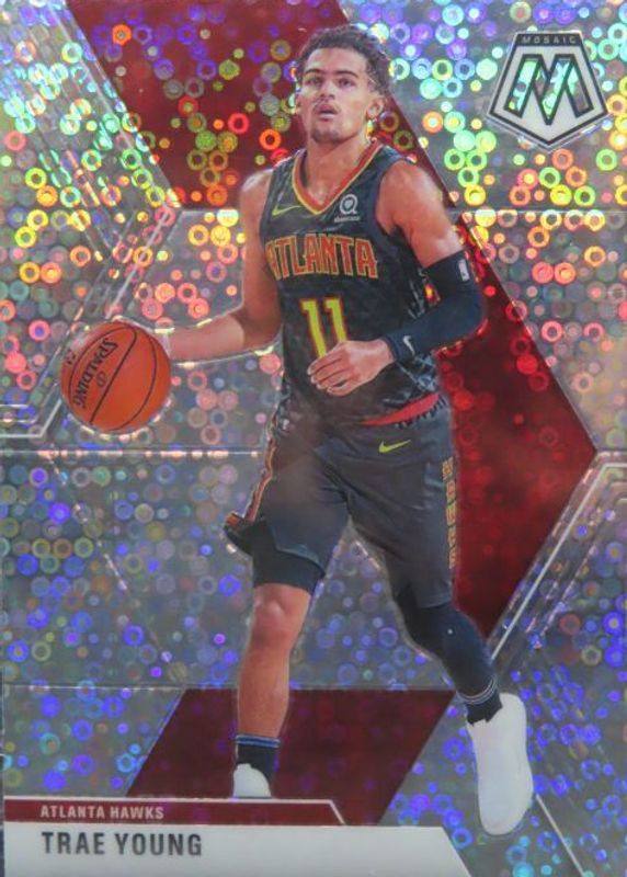 Trae Young 2019 Mosaic #182 Fast Break PSA 10