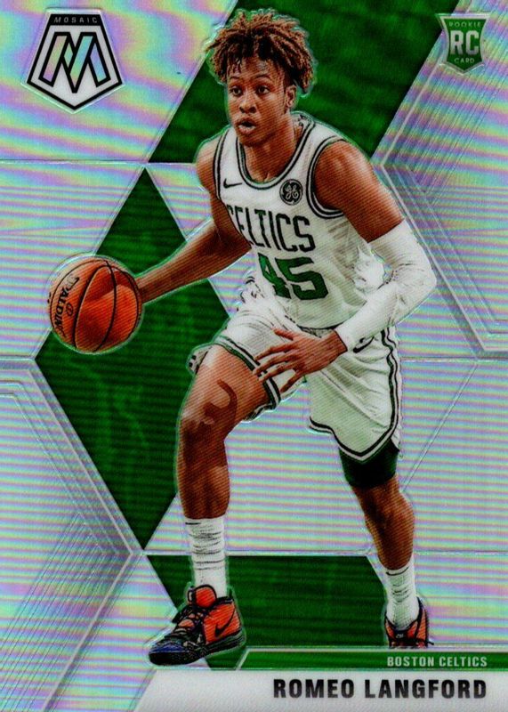 Romeo Langford 2019 Mosaic #233 Silver Rookie RAW