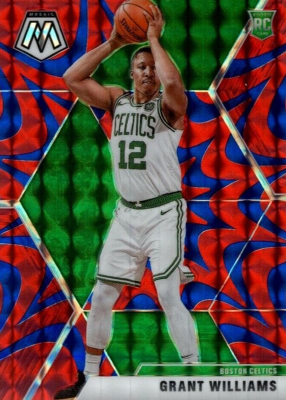 Grant Williams 2019 Mosaic #217 Reactive Blue Rookie PSA 10