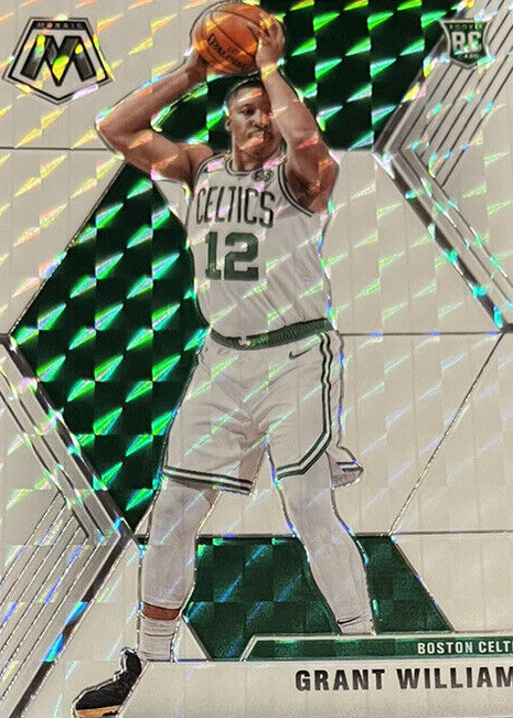 NBAカード GRANT WILLIAMS ROOKIE CARD LOT! 2 Card Lot Grant Williams RC Prizm Red White Blue & Mosaic