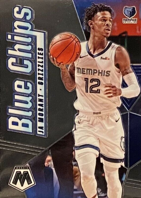 Ja Morant 2019 Mosaic #10 Blue Chips Rookie SGC 9