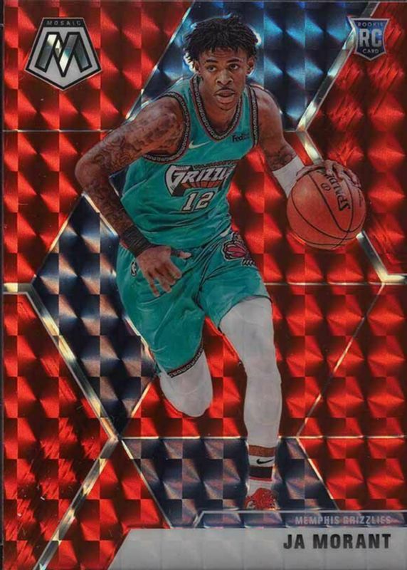 Ja Morant 2019 Mosaic #219 Red Rookie SGC 9