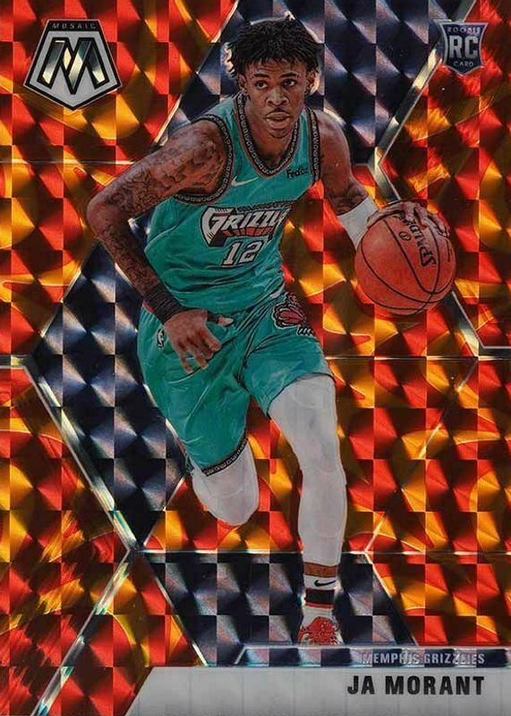 Ja Morant 2019 Mosaic #219 Reactive Orange Price Guide - Sports 