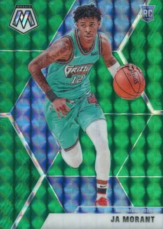 Ja Morant 2019 Mosaic #219 Green Rookie PSA 9