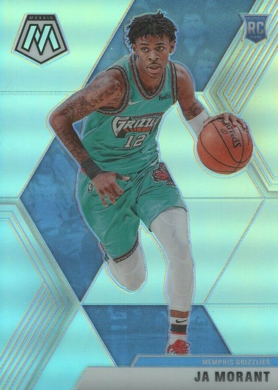 Ja Morant 2019 Mosaic #219 Silver Rookie SGC 10