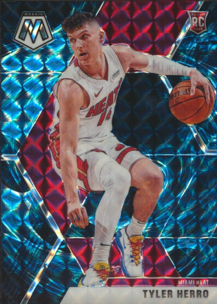 【B89】NBA カード Tyler Herro RC mosaic prizm 2019-20 Panini Prizm Mosaic Tyler Herro Rookie Card RC Green
