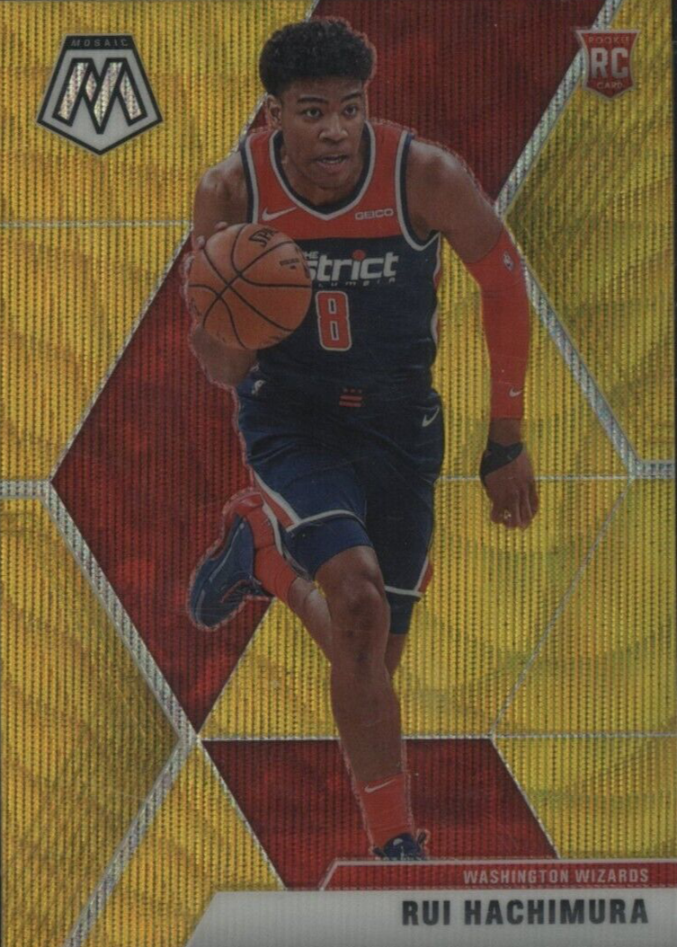Rui Hachimura 2019 Mosaic #231 Tmall Gold Wave Price Guide