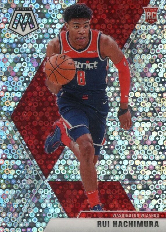 Rui Hachimura 2019 Mosaic #231 Fast Break Rookie BGS 9.5