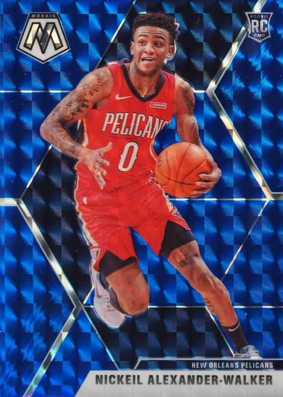 Nickeil Alexander-Walker 2019 Mosaic #205 Blue /99 Rookie SGC 10