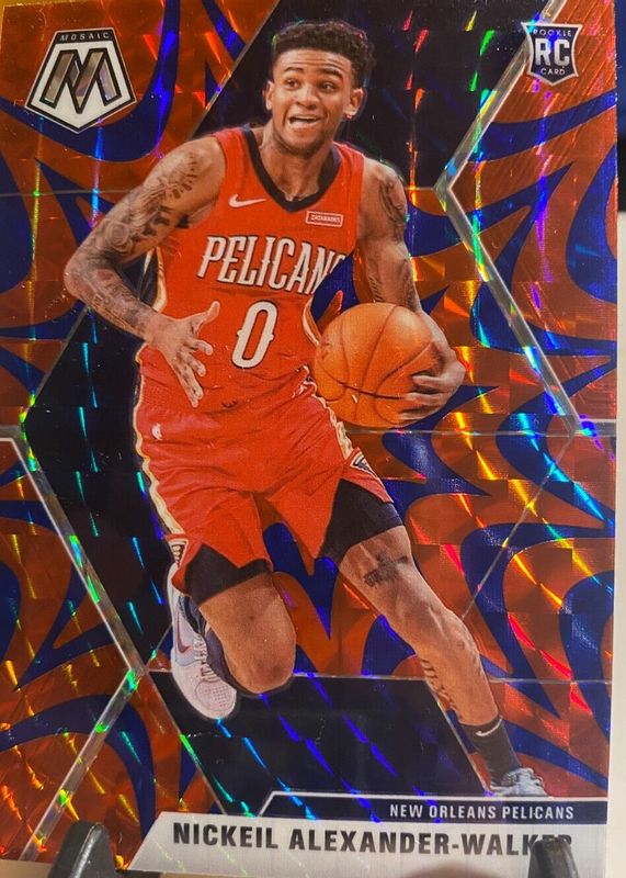 Nickeil Alexander-Walker 2019 Mosaic #205 Red Rookie PSA 9